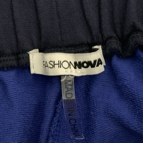 Fashion Nova Pants Womens XS Activewear Joggers Active Athleisure Workout Blue - Picture 8 of 9